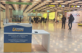 ep barajas habilita mostradores de informacion para atender a refugiados ucranianos