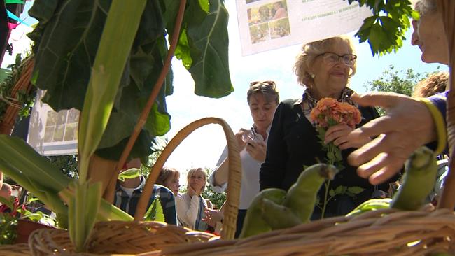 Carmena en Fiesta de los Huertos Escolares Sostenibles | EUROPA PRESS ep carmenafiestalos huertos escolares sostenibles
