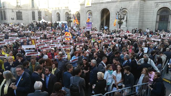ep concentracionapoyolos dirigentes independentistas encarcelados
