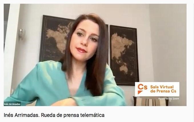 ep coronavirus- arrimadas insta al gobierno a evaluar el cumplimiento del confinamiento y reforzar