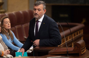 ep el diputado de junts josep maria cervera durante una sesion plenaria en el congreso de los