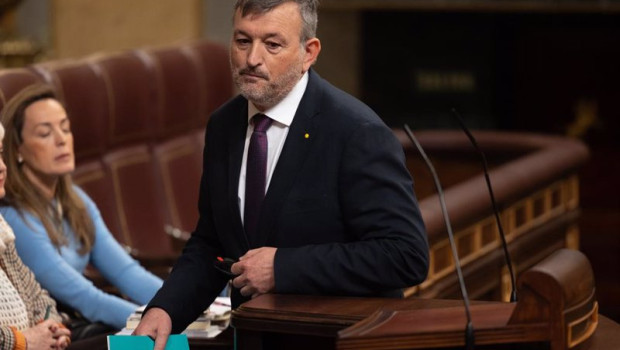 ep el diputado de junts josep maria cervera durante una sesion plenaria en el congreso de los ep el diputado de junts josep maria cervera durante una sesion plenaria en el congreso de los