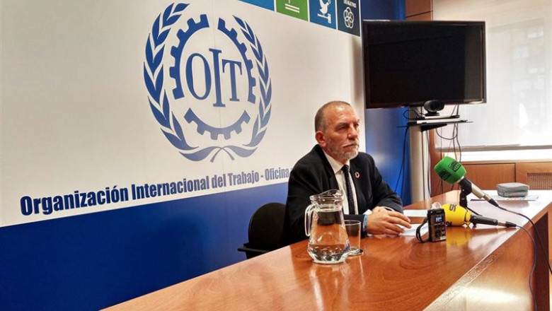 ep el director de la oficina en espana de la oit joaquin nieto en la presentacion del informe del ep el director de la oficina en espana de la oit joaquin nieto en la presentacion del informe del