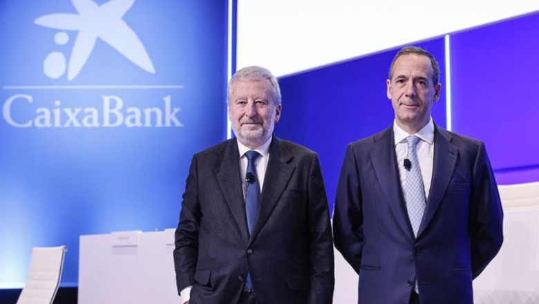 ep el presidente de caixabank tomas muniesa i y el ceo de caixabank gonzalo gortazar d durante la ep el presidente de caixabank tomas muniesa i y el ceo de caixabank gonzalo gortazar d durante la