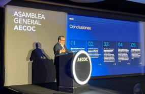 ep el presidente de la asociacion de fabricantes y distribuidores aecoc ignacio gonzalez durante la