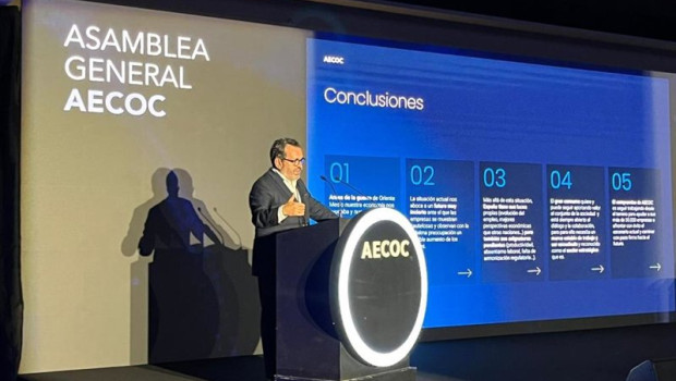 ep el presidente de la asociacion de fabricantes y distribuidores aecoc ignacio gonzalez durante la