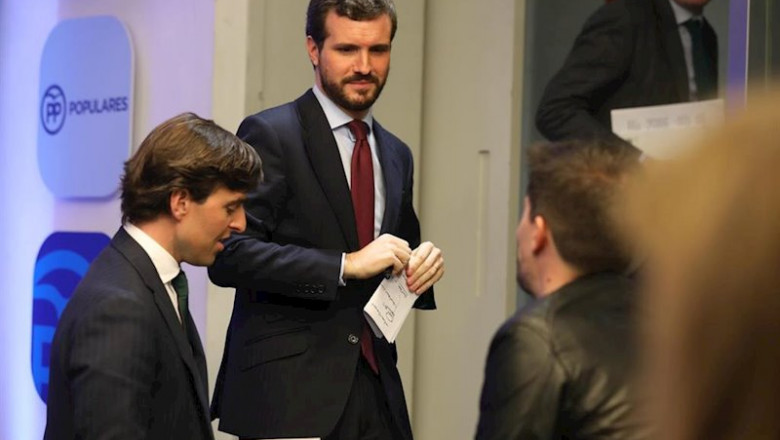 ep el presidente del pp pablo casado y el vicesecretario de comunicacion del partido pablo ep el presidente del pp pablo casado y el vicesecretario de comunicacion del partido pablo