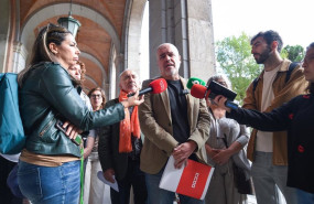 ep el secretario general de ccoo unai sordo ofrece declaraciones a los medios tras la presentacion