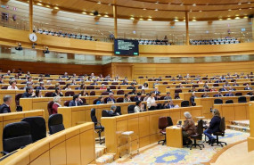 ep foto de archivo de un pleno del senado