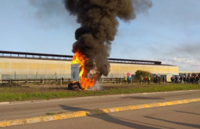 ep imagen de archivo de las protestas de trabajadores de alcoa