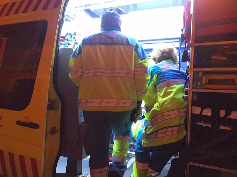 ep imagen de recurso del equipo de emergencias 112 comunidad de madrid en una ambulancia ep imagen de recurso del equipo de emergencias 112 comunidad de madrid en una ambulancia