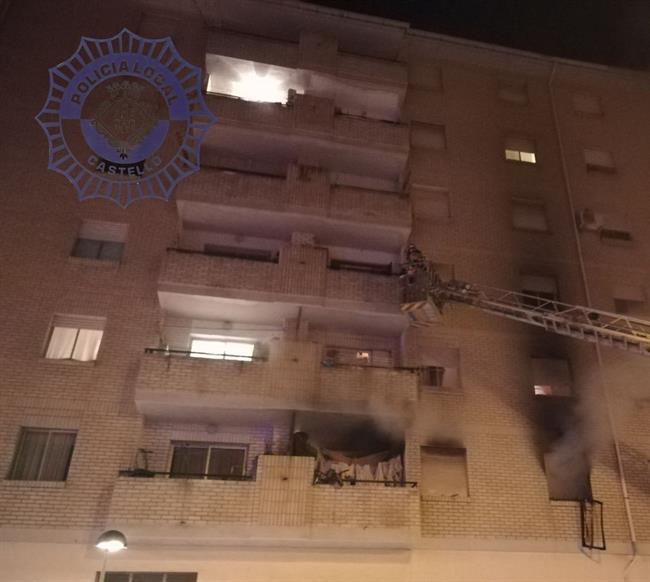 Incendio en Castellón | POLICÍA LOCAL CASTELLÓN ep incendiocastellon