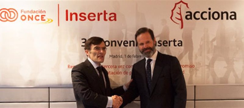 ep la empresa acciona formara parte del patronato de fundacion once