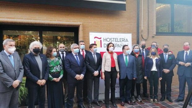 ep la ministra de industria comercio y turismo reyes maroto asiste al comite ejecutivo de hosteleria