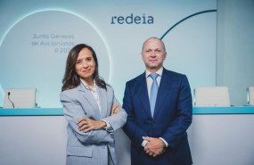 ep la presidenta de redeia beatriz corredor y su consejero delegado roberto garcia merino