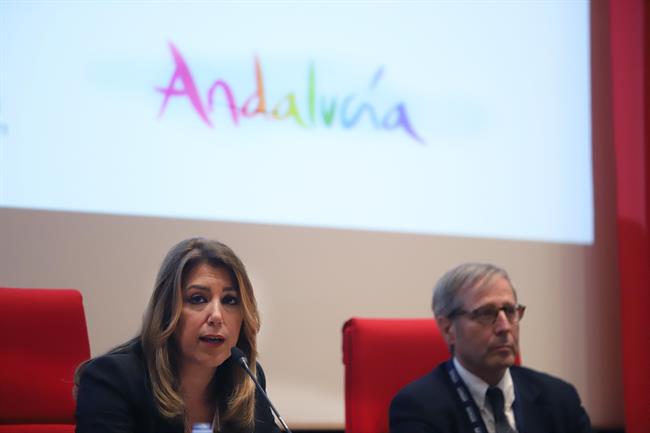 La presidenta de la Junta de Andalucía, Susana Díaz, en una imagen de archivo | EUROPA PRESS ep la presidentala juntaandalucia susana diaz enimagenarchivo