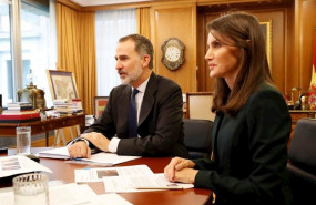 ep los reyes se han reunido con ocasion del dia del libro con el director del instituto cervantes