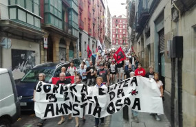 ep manifestacion del movimiento pro amnistia y contra la represion celebrada en bilbao para pedir la