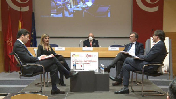 ep momento de la jornada sobre mediacion empresarial y competitividad celebrada este jueves por la