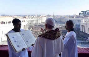 ep papa francisco impartebendicion urbi et orbi por navidad