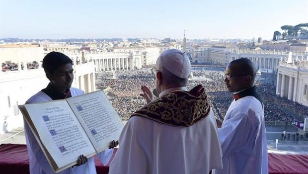 ep papa francisco impartebendicion urbi et orbi por navidad