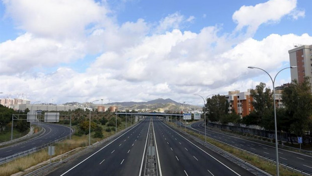 ep parte de la autovia del mediterraneo o a-7 en malaga