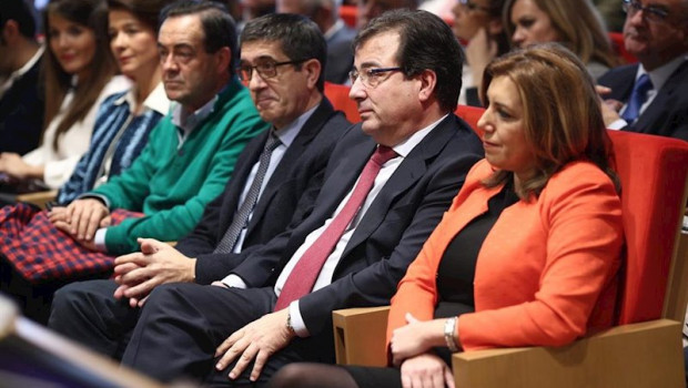 ep patxi lopez y susana diaz en la presentacion del libro del hijo de guillermo fernandez vara el