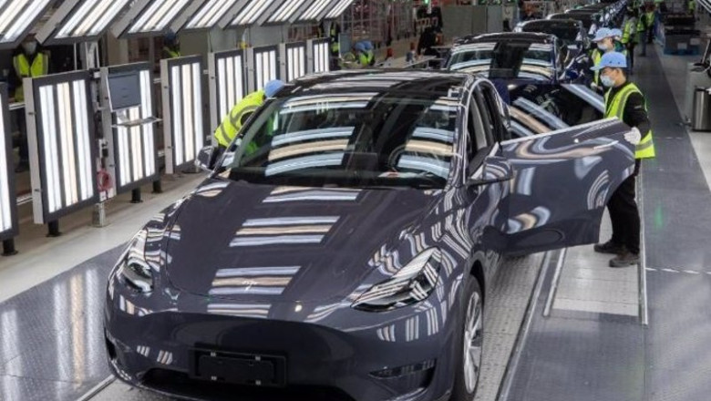 ep produccion del tesla model y en shanghai china ep produccion del tesla model y en shanghai china