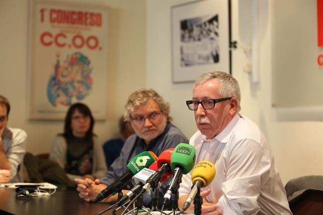 Rueda de prensa del secretario general de CC.OO., Ignacio Fernández Toxo | EUROPA PRESS ep ruedaprensasecretario generalccoo ignacio fernandez toxo
