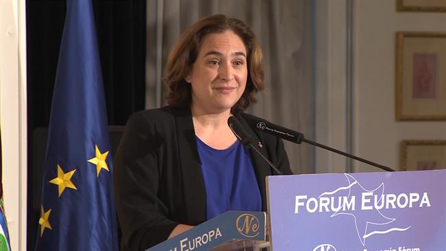 Ada Colau en un desayuno informativo organizado por Economía Fórum | EUROPA PRESS ep ada colauun desayuno informativo organizadoeconomia forum