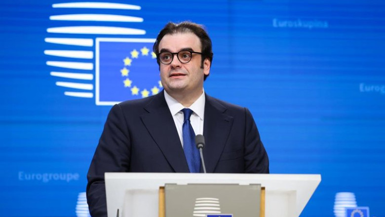 Archivo - El presidente del Eurogrupo, Kyriakos Pierrakakis. | ALEXANDROS MICHAILIDIS / EUROPEAN COUNCIL ep archivo el presidente del eurogrupo kyriakos pierrakakis