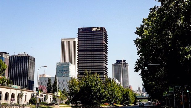 ep archivo fachada de la torre del banco de bilbao a 31 de julio de 2022 en madrid espana ep archivo fachada de la torre del banco de bilbao a 31 de julio de 2022 en madrid espana