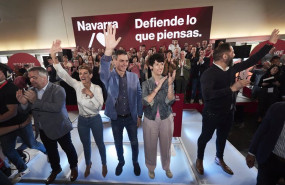 ep archivo   i d la presidenta del gobierno de navarra maria chiviete el presidente del gobierno