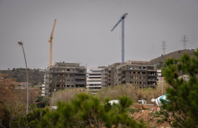 ep archivo   viviendas en construccion a 8 de abril de 2024 en barcelona catalunya espana