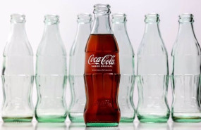 ep botellas de vidrio de coca cola