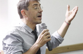 ep cofundadorpodemos juan carlos monedero duranteintervencionla inauguracioncurso basesun nuevo republicanismo
