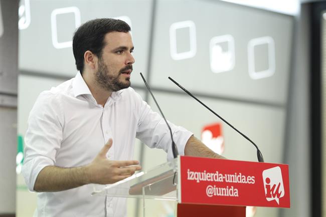 El coordinador federal de Izquierda Unida, Alberto Garzón, atiende a los medios | EUROPA PRESS ep coordinador federalizquierda unida alberto garzon atiendelos medios