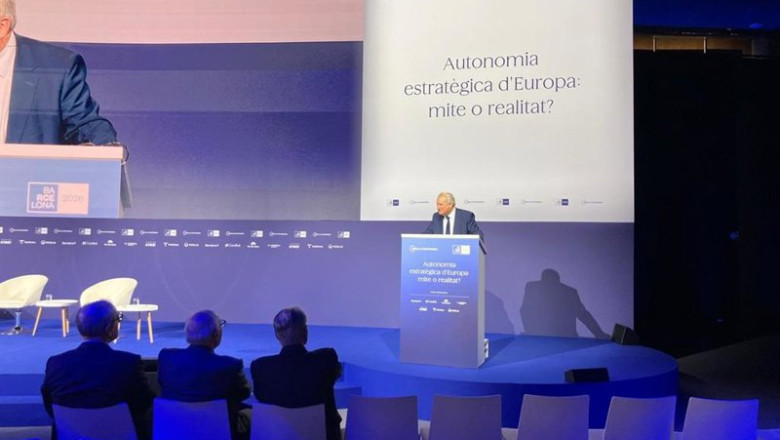 ep el ministro de industria y turismo del gobierno jordi hereu durante la 41 reunio cercle deconomia
