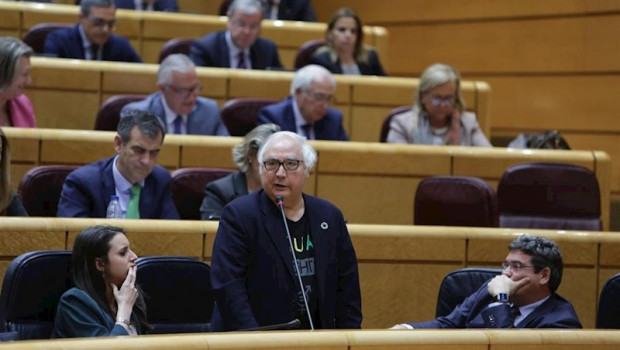 ep el ministro de universidades manuel castells el pasado martes en el senado