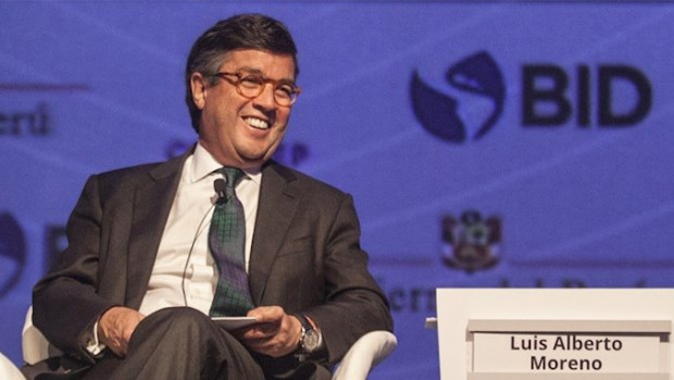 ep el presidente del bid luis alberto moreno