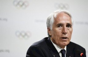 ep el presidente del comite olimpico nacional italiano coni giovanni malag