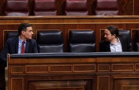 ep el presidente del gobierno pedro sanchezy el vicepresidente tercero pablo iglesias