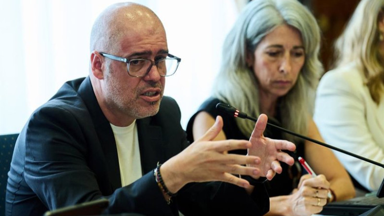 ep el secretario general de ccoo unai sordo ofrece declaraciones a la prensa durante un seminario