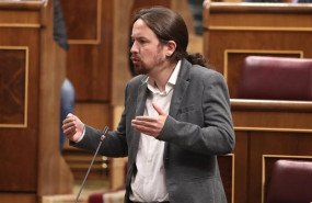 ep el secretario general de podemos pablo iglesias realiza sus preguntas al presidente del gobierno