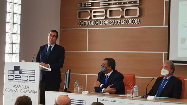 ep garamendi interviene en la asamblea general de la confederacion de empresarios de cordoba