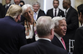ep july 8 2019 - washington dc united states president donald trump left talks to international