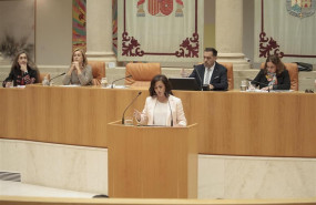 ep la candidata del psoe a la presidencia de la rioja concha andreu durante su intervencion en la