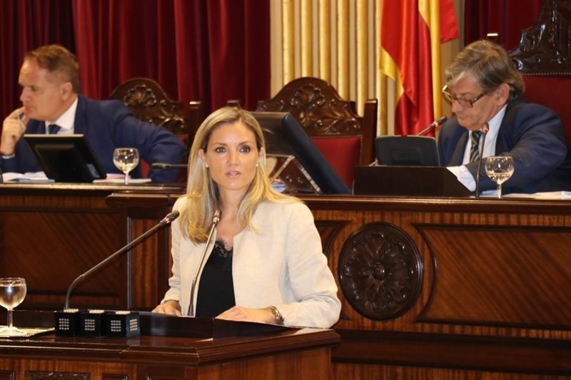 ep la diputada de cs patricia guasp en el pleno del parlament