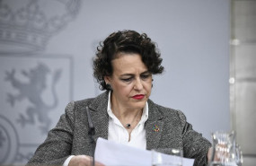 ep la ministra de trabajo migraciones y seguridad en funciones magdalena valerio comparece en rueda
