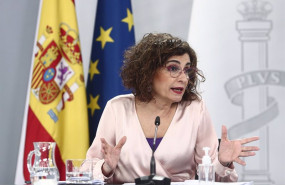 ep la ministra portavoz del gobierno maria jesus montero en rueda de prensa posterior al consejo de